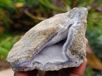 Natural Blue Lace Agate Geodes and Clusters x 12 From Nsanje, Malawi - Toprock Gemstones and Minerals 