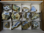 Natural Blue Lace Agate Geodes and Clusters x 12 From Nsanje, Malawi - Toprock Gemstones and Minerals 