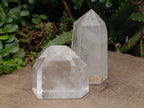 Polished Clear Quartz Crystals x 4 From Madagascar - Toprock Gemstones and Minerals 