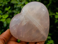 Polished Gemmy Rose Quartz Hearts x 3 From Ambatondrazaka, Madagascar