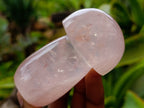 Polished Rose Quartz Mushrooms x 6 From Ambatondrazaka, Madagascar - Toprock Gemstones and Minerals 