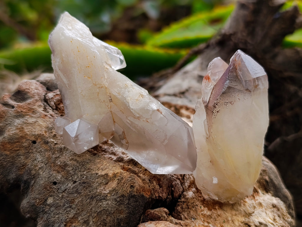 Natural Red Hematoid Quartz Crystals x 35 From Karoi, Zimbabwe - Toprock Gemstones and Minerals 