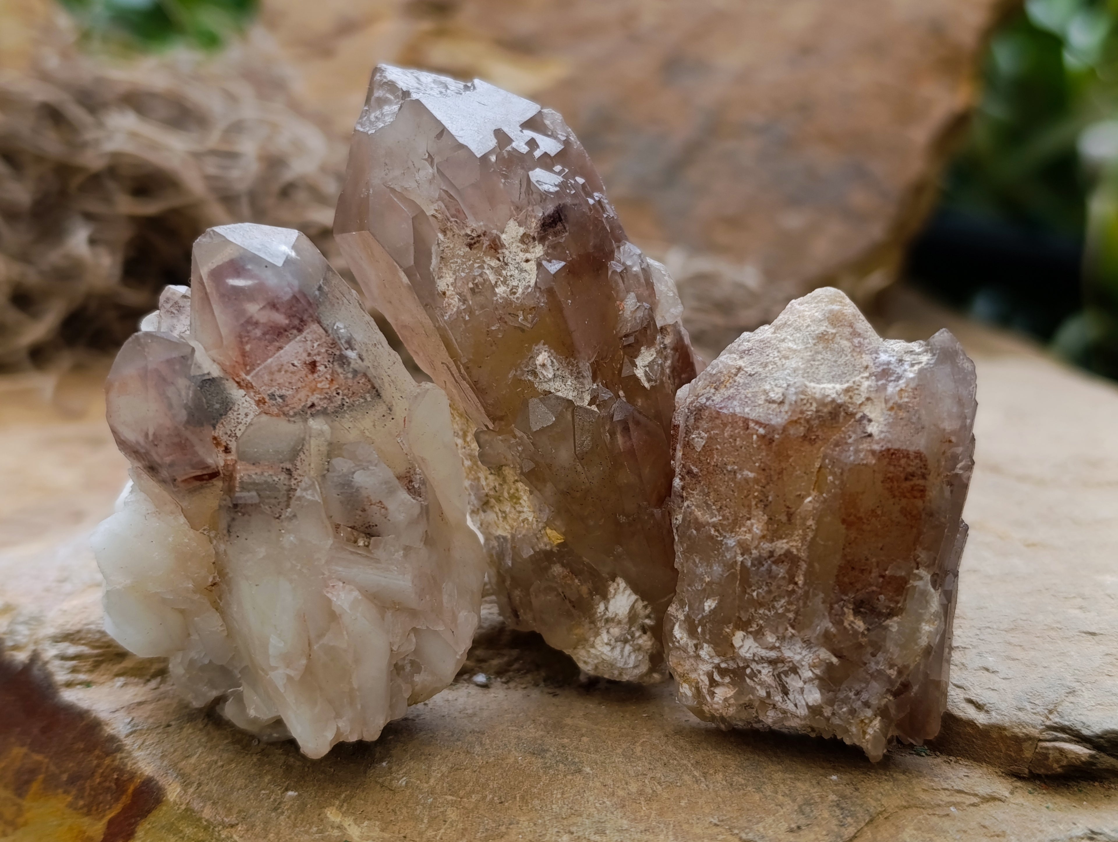 Natural Red Hematoid Quartz Crystals x 35 From Karoi, Zimbabwe - Toprock Gemstones and Minerals 