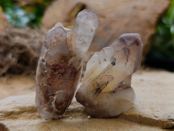 Natural Red Hematoid Quartz Crystals x 35 From Karoi, Zimbabwe