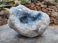 Natural Large Celestite Geode Specimen x 1 From Sakoany, Madagascar