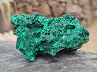 Natural Silky Malachite Specimens x 6 From Kasompe, Congo