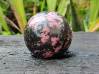 Polished Pink Rhodonite Spheres x 4 From Ambindavato, Madagascar