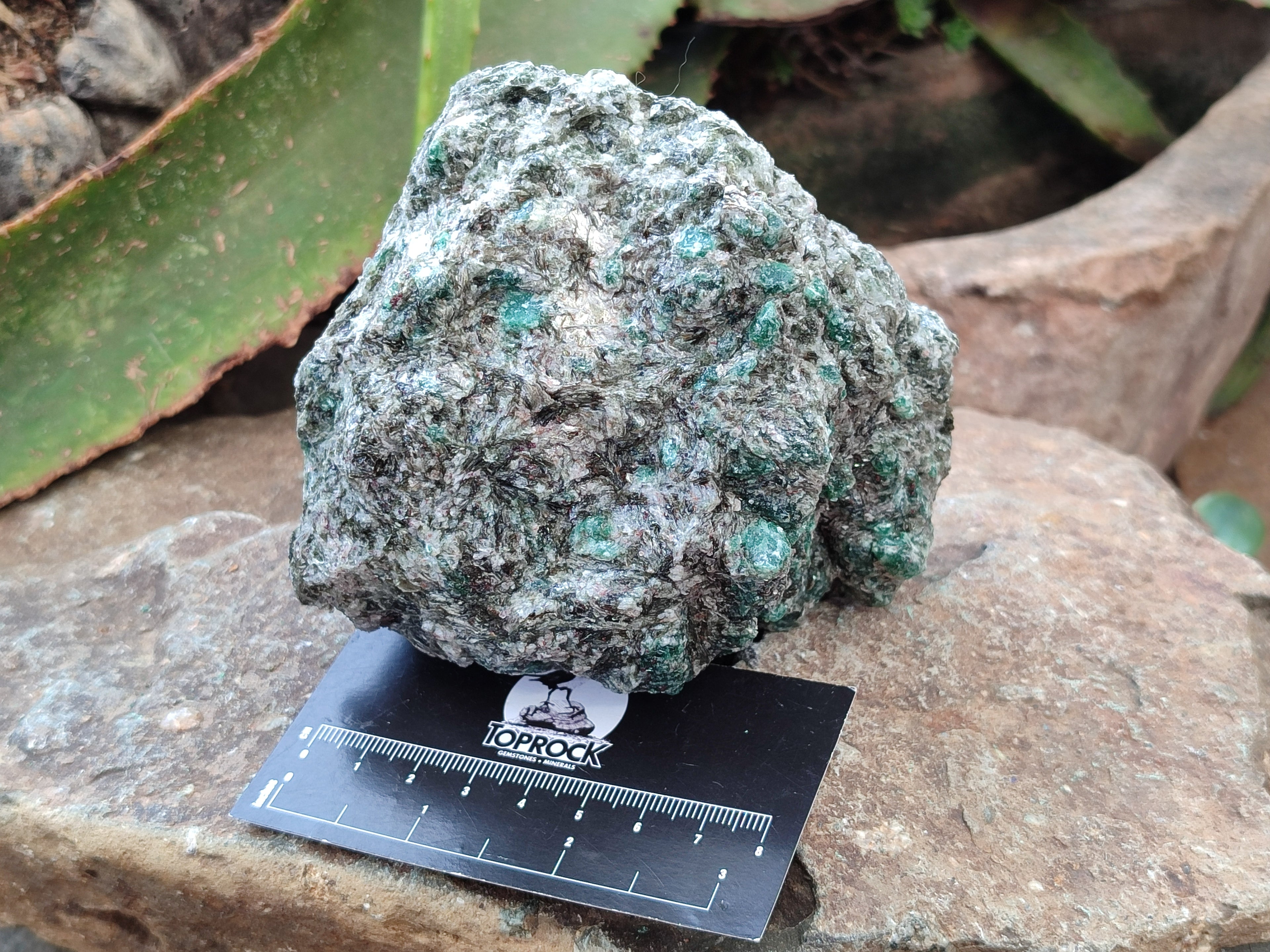 Natural Emerald Mica In Matrix Cobbed Specimens x 2 From Mutoko, Zimbabwe - Toprock Gemstones and Minerals 
