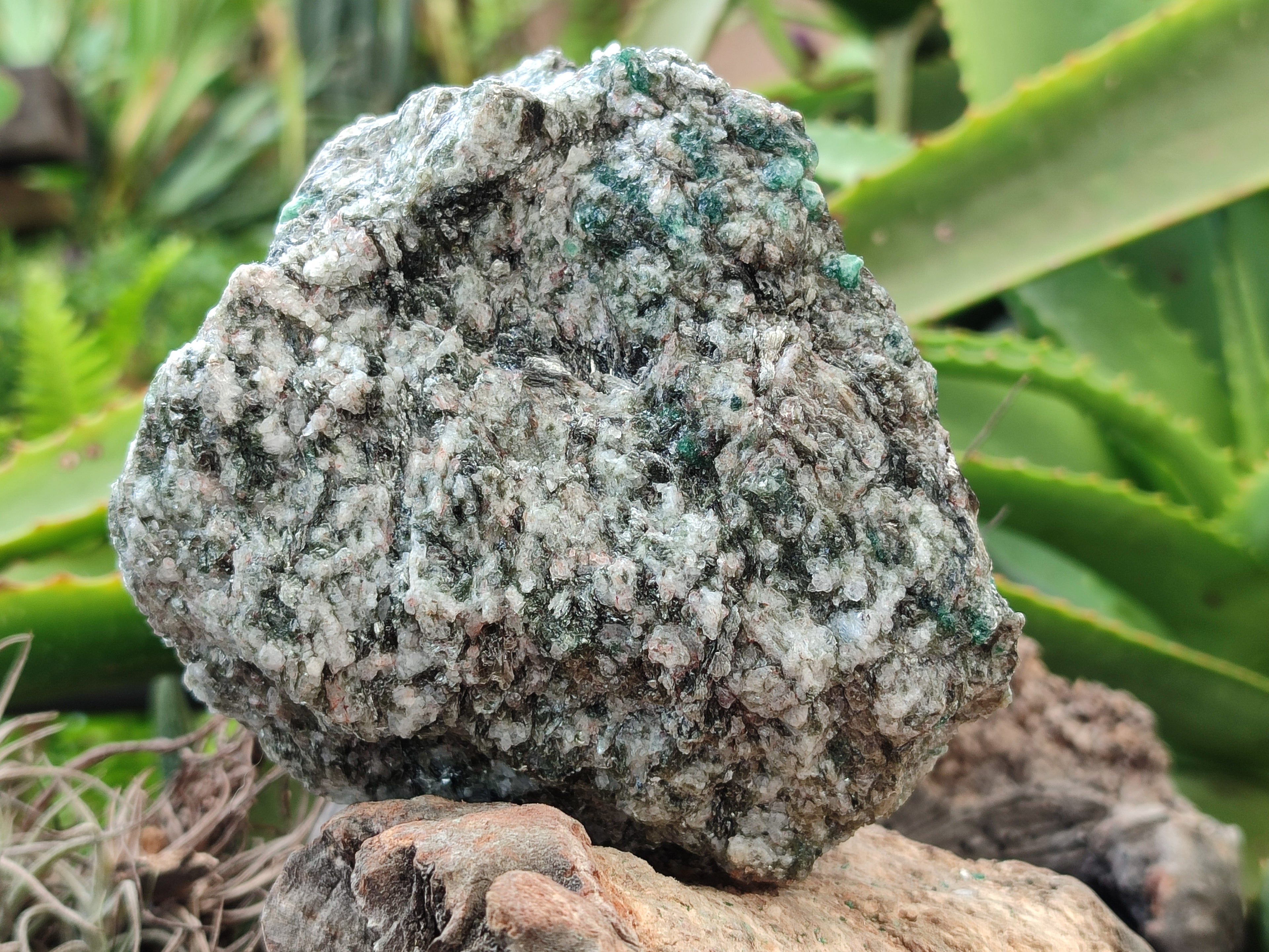 Natural Emerald Mica In Matrix Cobbed Specimens x 2 From Mutoko, Zimbabwe - Toprock Gemstones and Minerals 