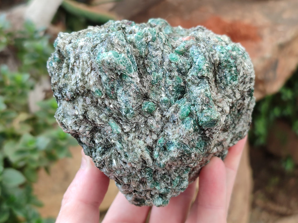 Natural Emerald Mica In Matrix Cobbed Specimens x 2 From Mutoko, Zimbabwe - Toprock Gemstones and Minerals 