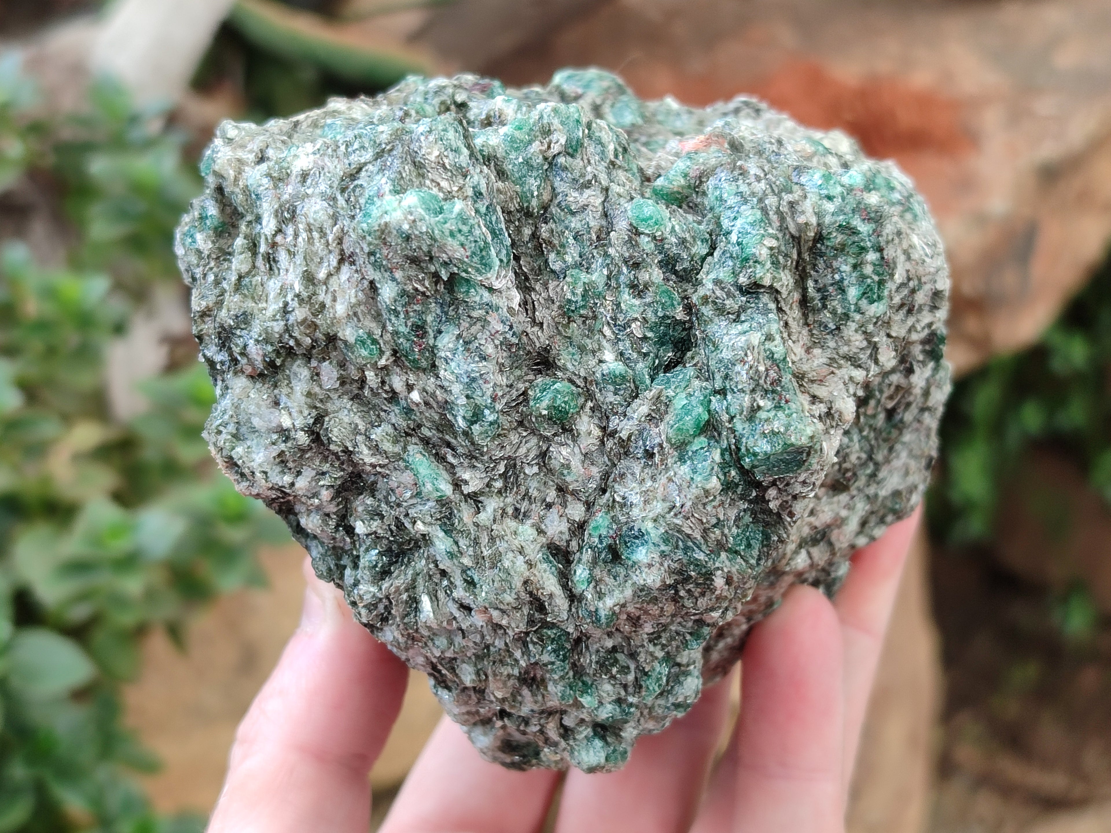 Natural Emerald Mica In Matrix Cobbed Specimens x 2 From Mutoko, Zimbabwe - Toprock Gemstones and Minerals 