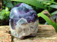 Polished Fluorescent Watermelon Fluorite Free Forms x 6 From Namibia