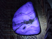 Polished Fluorescent Watermelon Fluorite Free Forms x 6 From Namibia