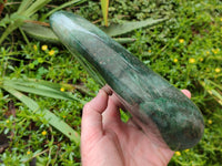 Polished Fuchsite Standing Free Forms x 1 From Madagascar