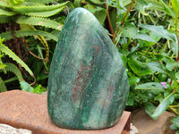 Polished Fuchsite Standing Free Forms x 1 From Madagascar