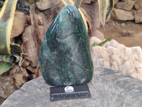 Polished Fuchsite Standing Free Forms x 1 From Madagascar