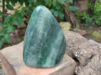 Polished Fuchsite Standing Free Forms x 1 From Madagascar