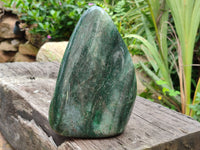 Polished Fuchsite Standing Free Forms x 1 From Madagascar
