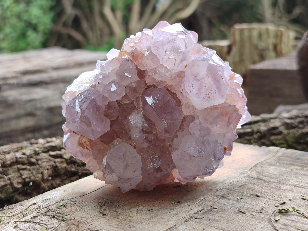 Natural Dark Amethyst Spirit Quartz Clusters x 3 From Boekenhouthoek, South Africa - Toprock Gemstones and Minerals 