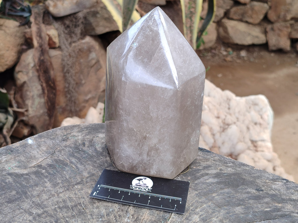 Polished Smokey Quartz Crystals x 1 From Madagascar - Toprock Gemstones and Minerals 