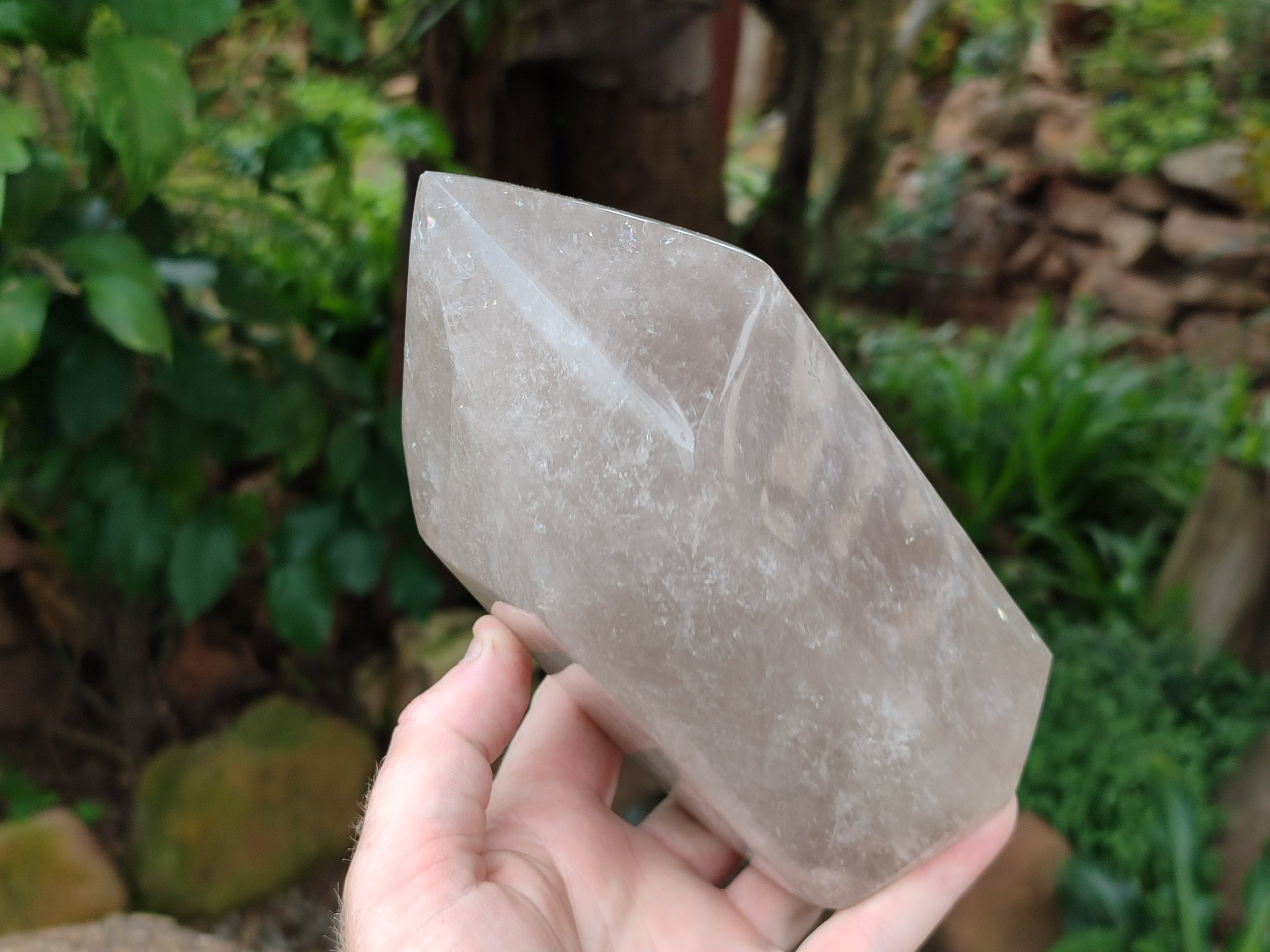 Polished Smokey Quartz Crystals x 1 From Madagascar - Toprock Gemstones and Minerals 