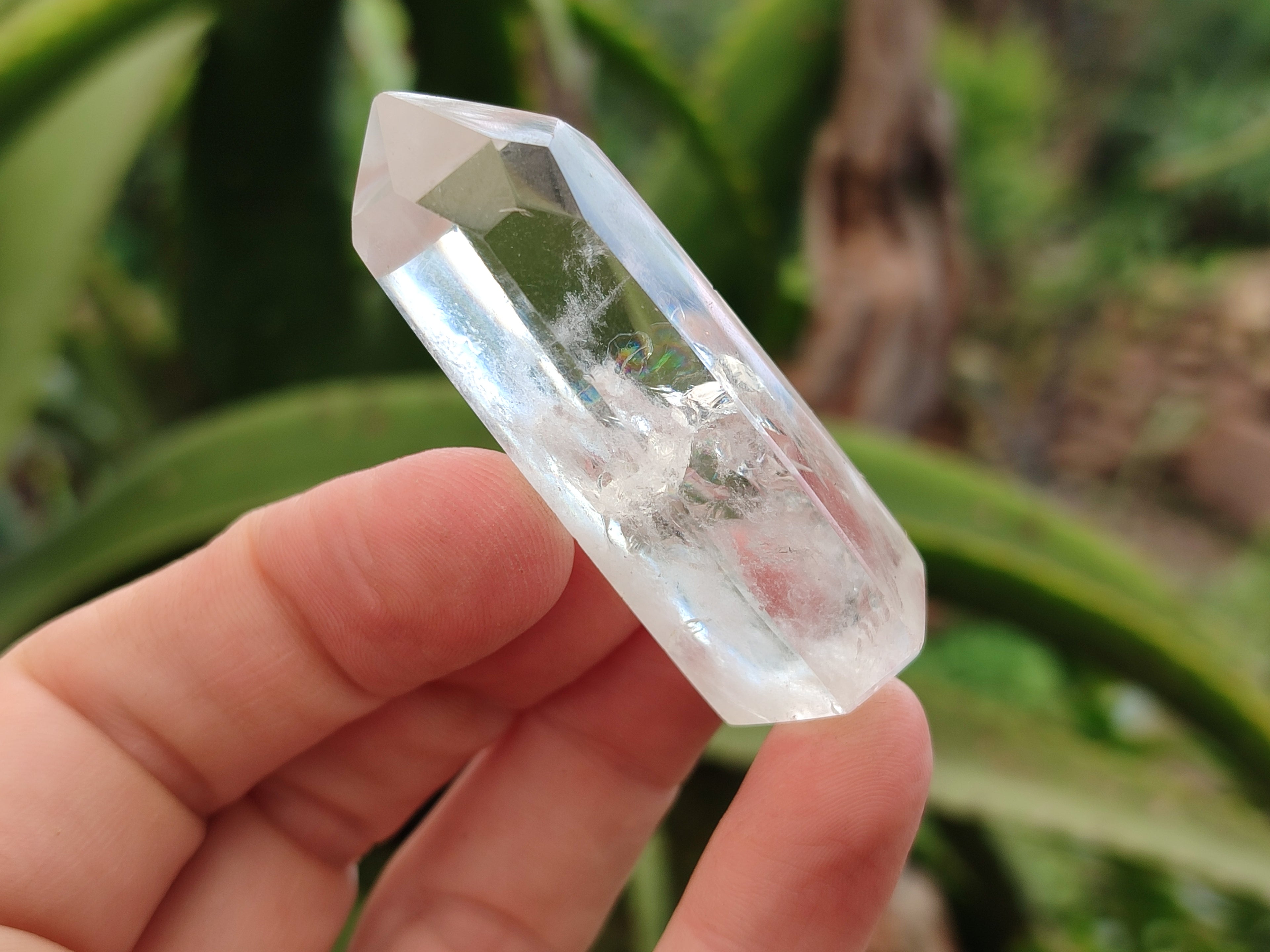 Polished Clear and Smokey Quartz Crystals x 20 From Madagascar - Toprock Gemstones and Minerals 