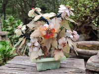 Hand Made Gemstone Tree x 1 From Southern Africa