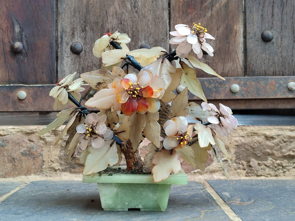 Hand Made Gemstone Tree x 1 From Southern Africa