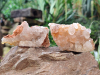 Natural Limonite Quartz Clusters x 36 From Solwezi, Zambia - Toprock Gemstones and Minerals 
