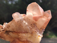 Natural Red Hematoid Quartz Clusters x 4 From Karoi, Zimbabwe - Toprock Gemstones and Minerals 