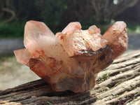 Natural Red Hematoid Quartz Clusters x 4 From Karoi, Zimbabwe - Toprock Gemstones and Minerals 