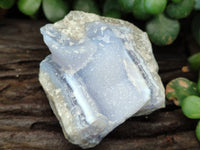 Natural Blue Lace Agate Geode Specimens x 12 From Nsanje, Malawi