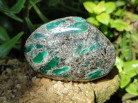 Polished Emerald Mica In Matrix Free Forms x 6 From Mutoko, Zimbabwe - Toprock Gemstones and Minerals 
