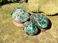 Polished Emerald Mica In Matrix Free Forms x 6 From Mutoko, Zimbabwe - Toprock Gemstones and Minerals 