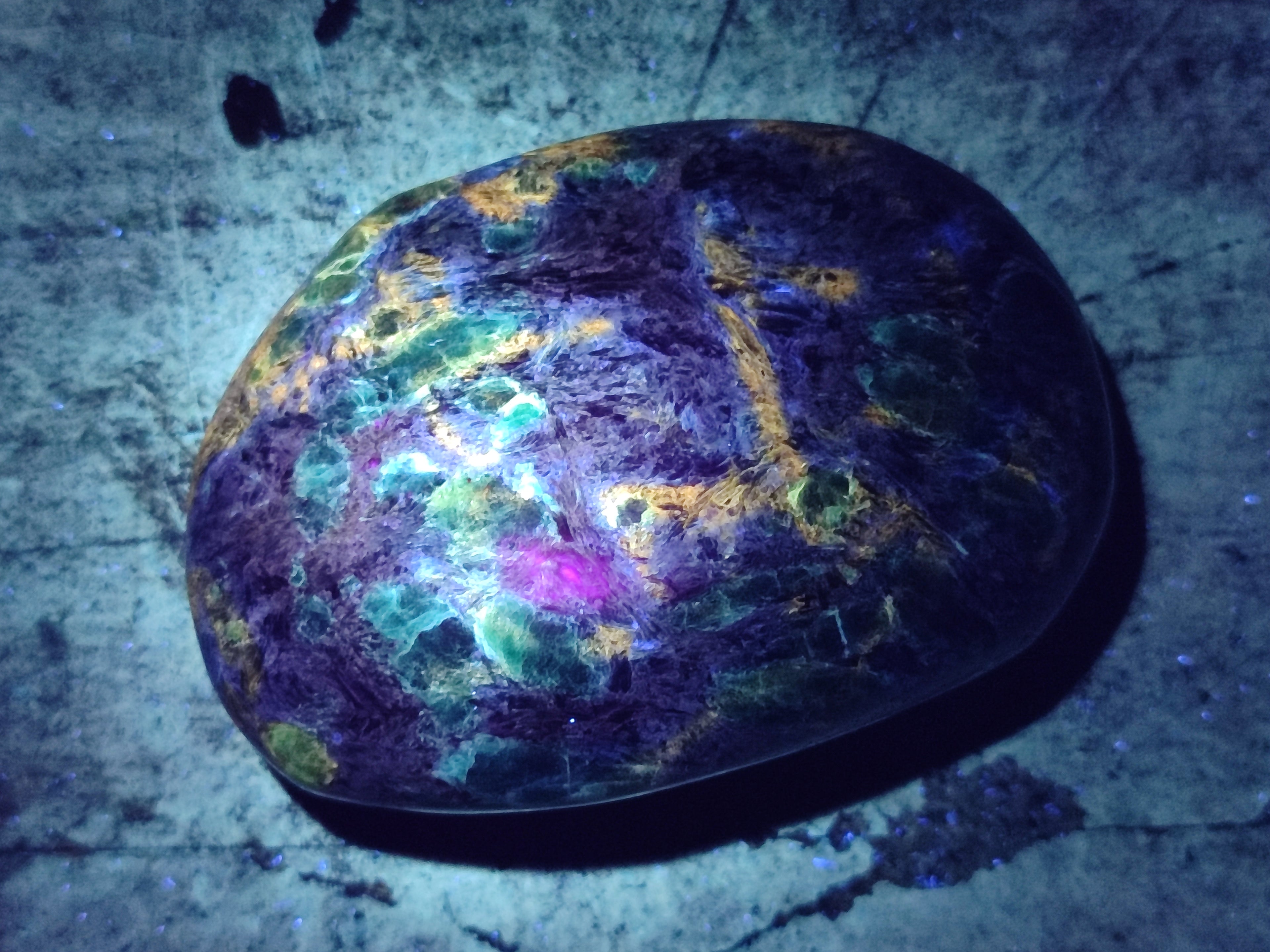 Polished Emerald Mica In Matrix Free Forms x 6 From Mutoko, Zimbabwe - Toprock Gemstones and Minerals 