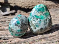 Polished Emerald Mica In Matrix Free Forms x 6 From Mutoko, Zimbabwe - Toprock Gemstones and Minerals 