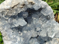 Natural Celestite Geode Specimens x From Sakoany, Madagascar
