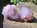 Natural Dark Ametrine Spirit Quartz Clusters x 20 From South Africa - Toprock Gemstones and Minerals 