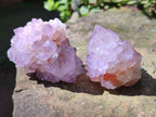 Natural Dark Ametrine Spirit Quartz Clusters x 20 From South Africa - Toprock Gemstones and Minerals 