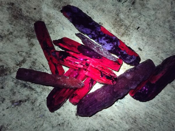 Natural Kyanite Crystals x 2.11 Kg Lot From Karoi, Zimbabwe