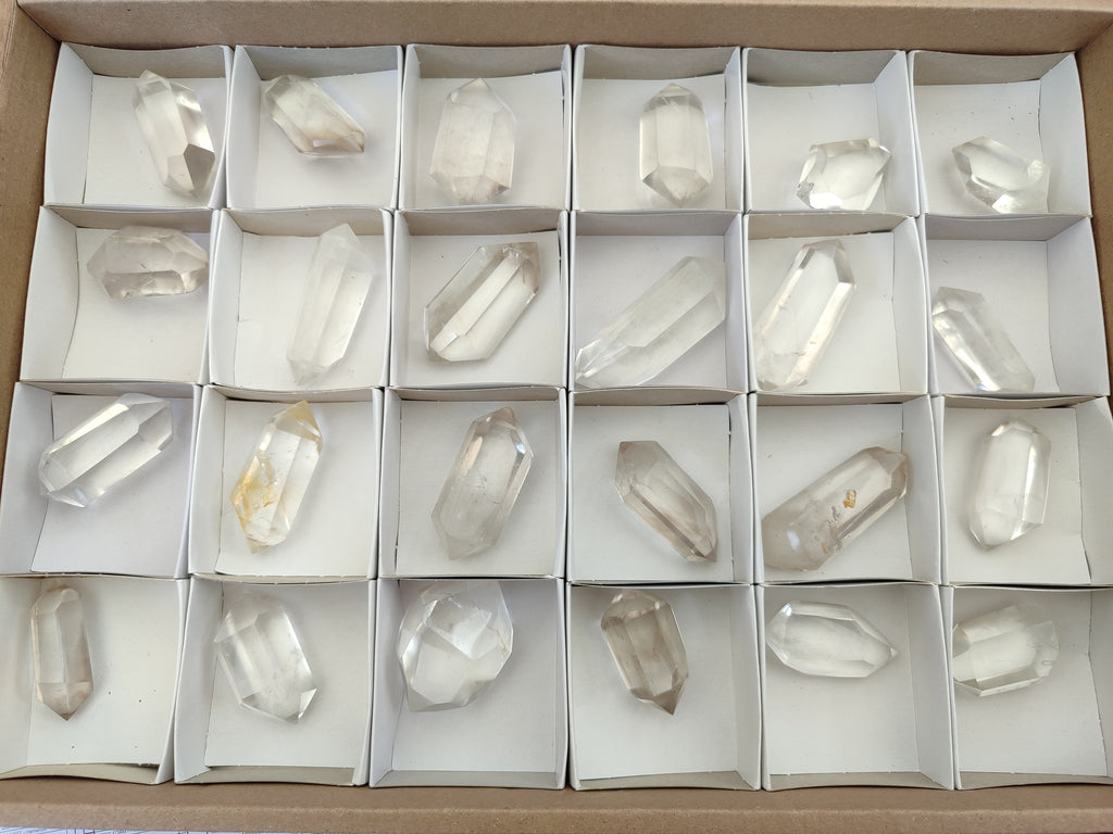 Polished Smokey Quartz Crystals x 24 From Madagascar - Toprock Gemstones and Minerals 