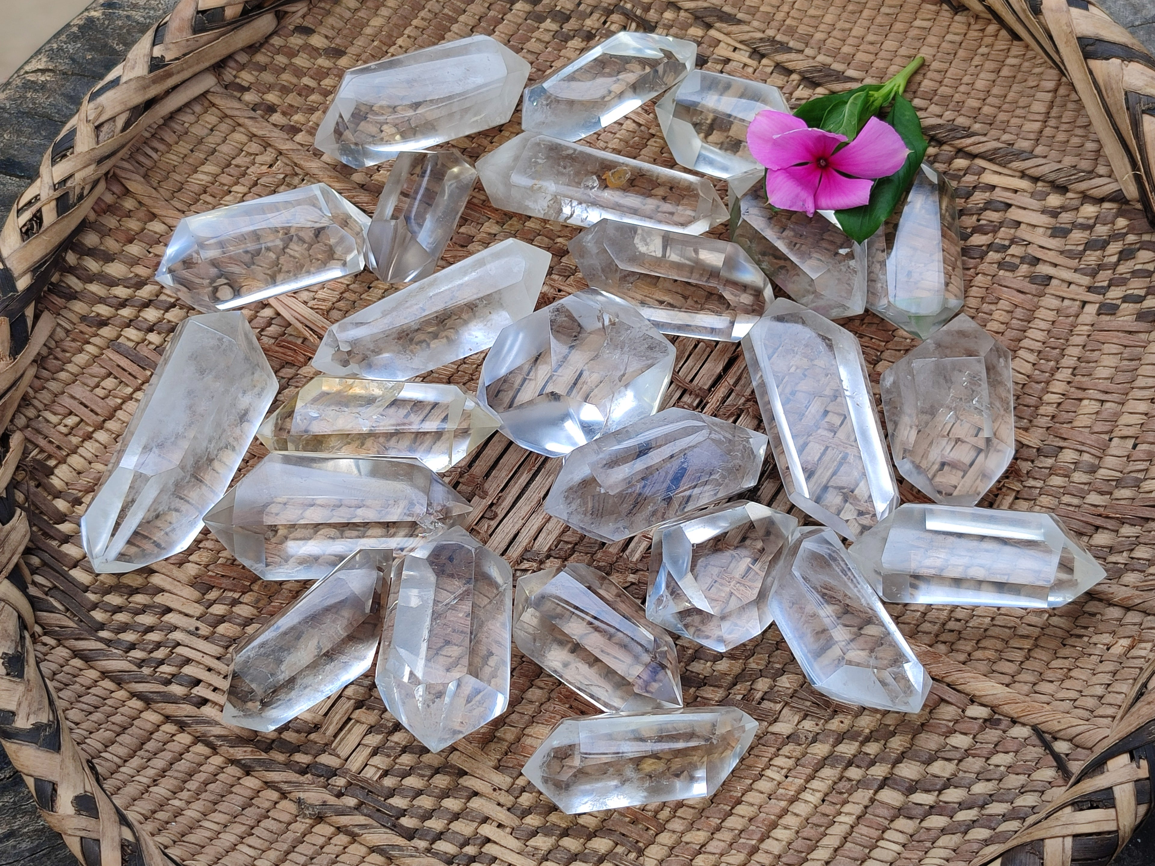 Polished Smokey Quartz Crystals x 24 From Madagascar - Toprock Gemstones and Minerals 