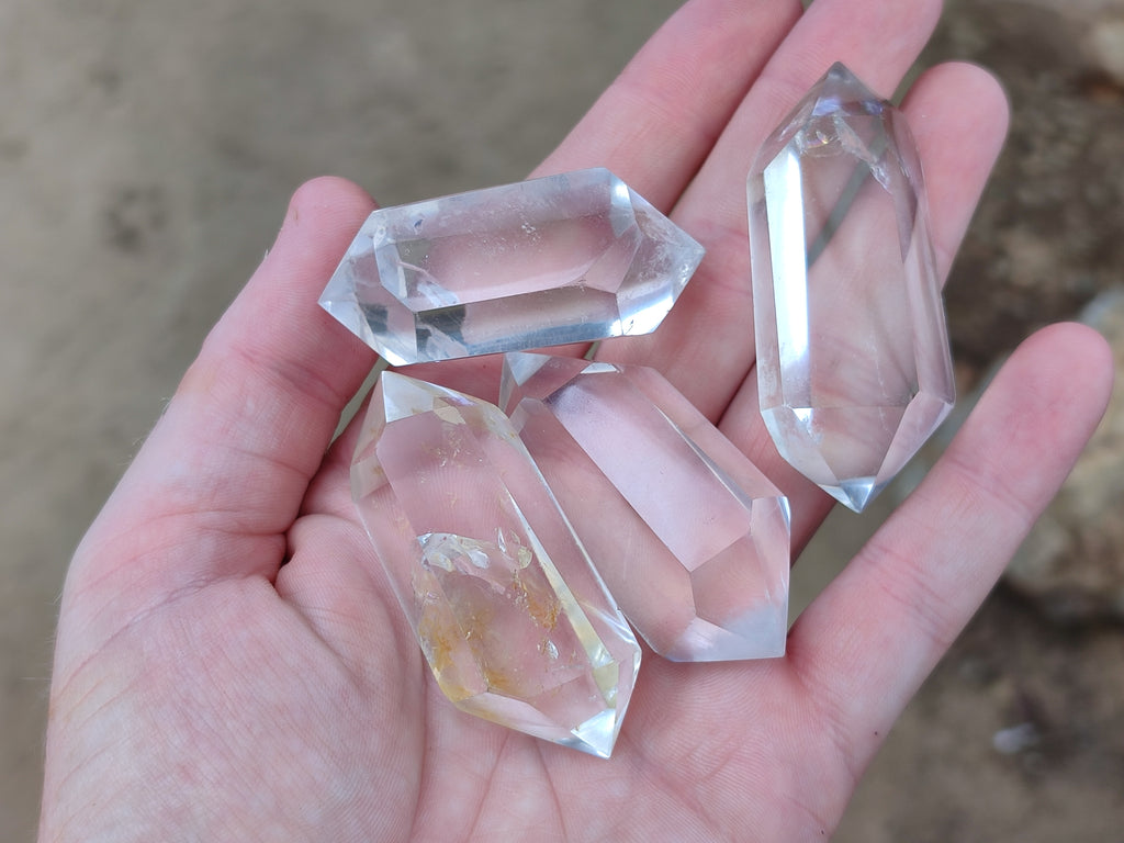 Polished Smokey Quartz Crystals x 24 From Madagascar - Toprock Gemstones and Minerals 