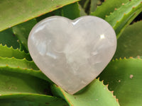 Polished Rose Quartz Girasol Hearts x 3 From Ambatondrazaka, Madagascar