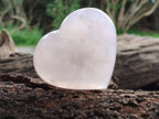 Polished Rose Quartz Girasol Hearts x 3 From Ambatondrazaka, Madagascar - Toprock Gemstones and Minerals 