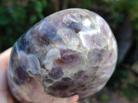 Polished Chevron Amethyst Standing Free Form x 1 From Ankazobe, Madagascar