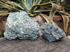 Natural Emerald Mica In Matrix Cobbed Specimens x 2 From Mutoko, Zimbabwe - Toprock Gemstones and Minerals 