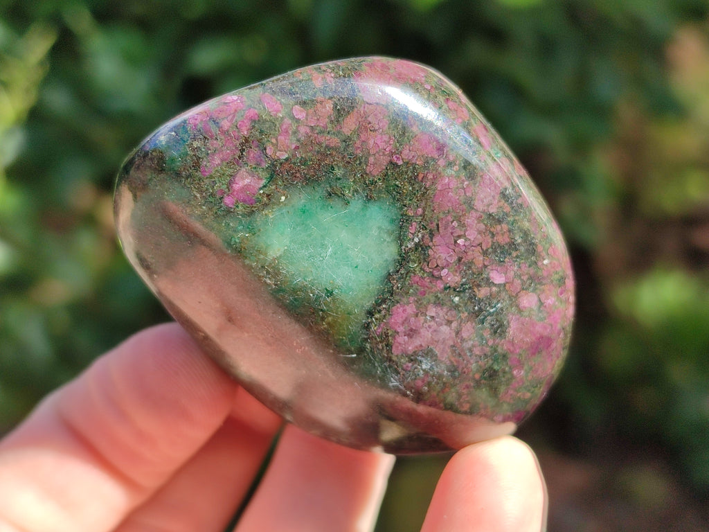 Polished Ruby Corundum In Chrome Verdite Free Forms x 6 From Zimbabwe - Toprock Gemstones and Minerals 