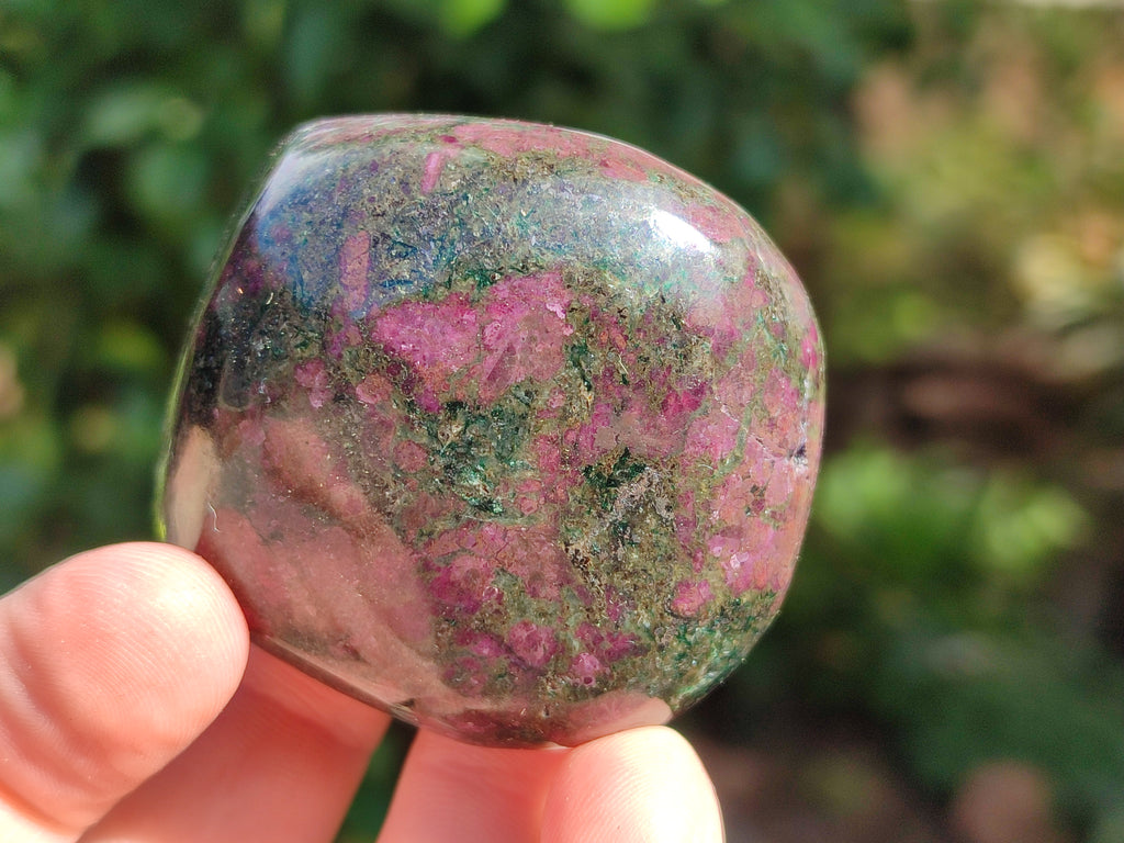 Polished Ruby Corundum In Chrome Verdite Free Forms x 6 From Zimbabwe - Toprock Gemstones and Minerals 
