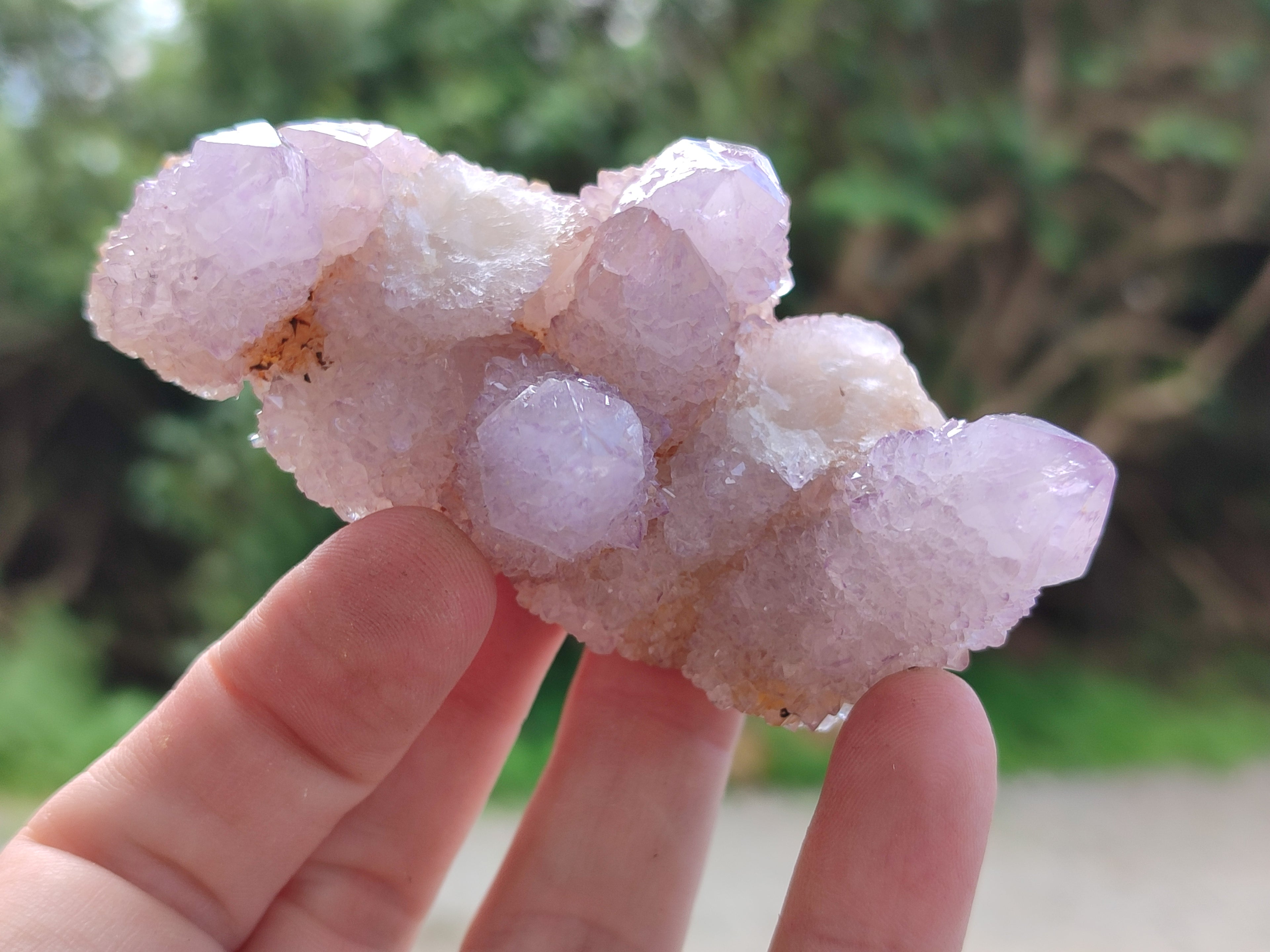 Natural Amethyst Spirit Quartz Clusters x 6 From Boekenhouthoek, South Africa - Toprock Gemstones and Minerals 